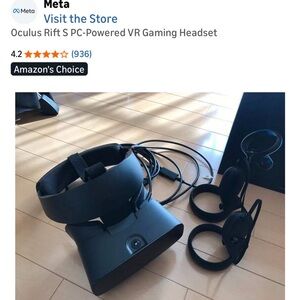Oculus VR Headset with Controllers - Black